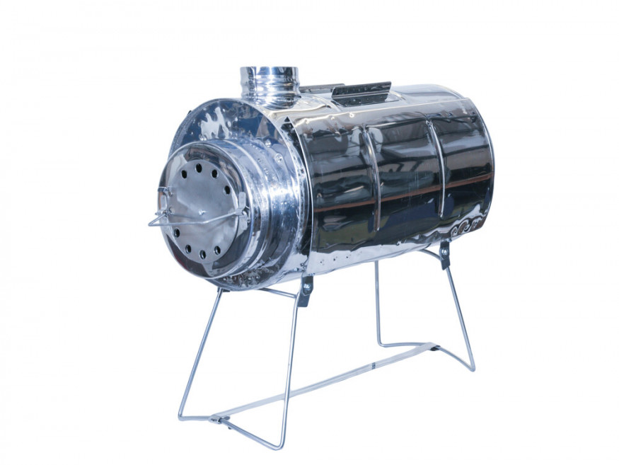 Печь походная Век Вепрь-1 с шарнирным экраном