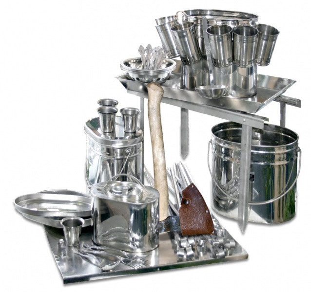 Набор Квадрат (сталь), крышки с ручками, Роза Ветров