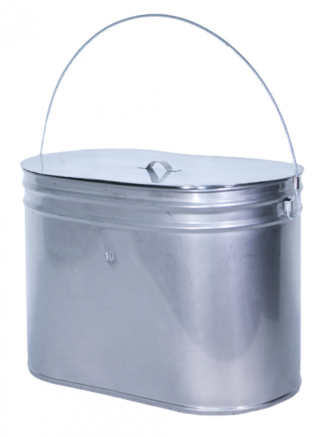 Котел Век с крышкой 10л овальный