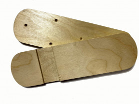 Лыжи Лесные, дерево, длина 155 см, ширина 110 мм