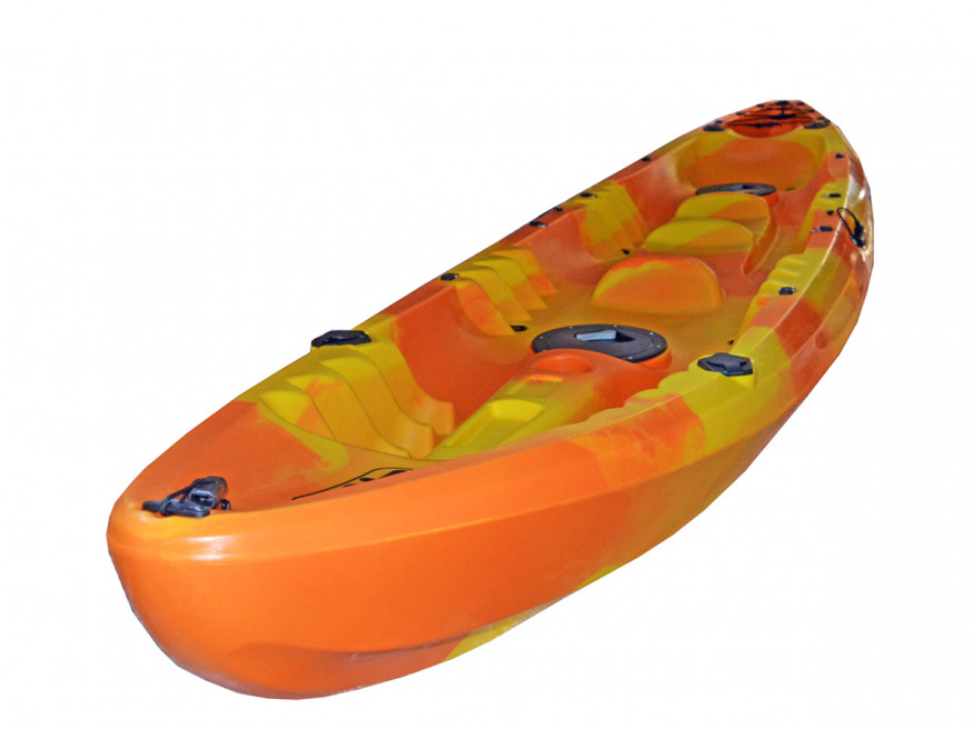 Пластиковая байдарка для моря Ривьера 2+2, Вольный Ветер