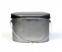 Котелок низкий 4,5 л титановый крышка без ручек Роза Ветров