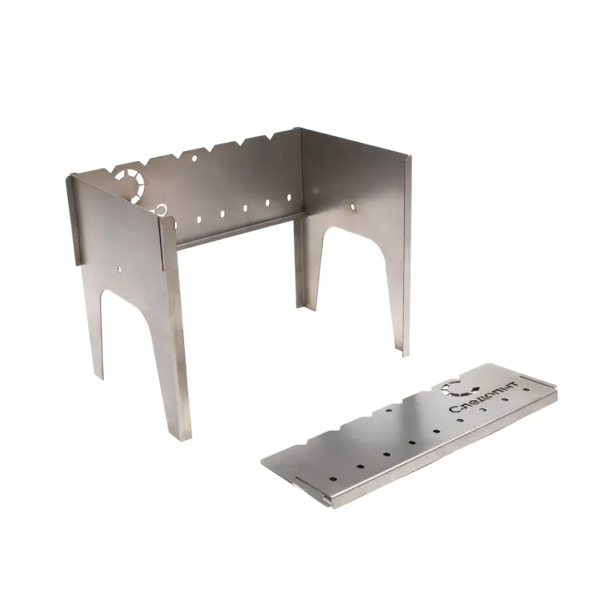 Мангал складной, 49х31х37 см, толщина 2 мм, без шампуров, СЛЕДОПЫТ