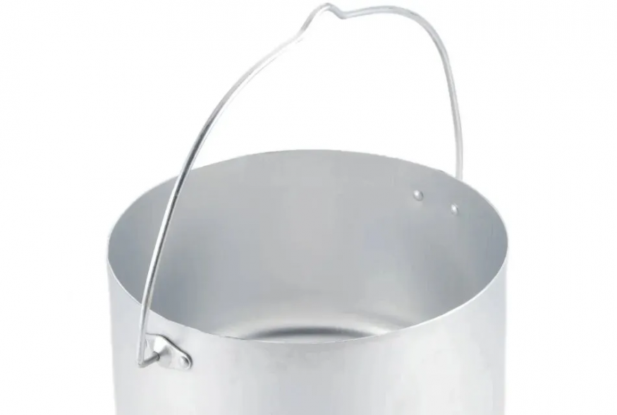 Котелок костровой СЛЕДОПЫТ цилиндрический 6 л, алюминий