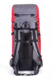 Рюкзак туристический Оптимал 2, серо-красный, 90 л, ТАЙФ