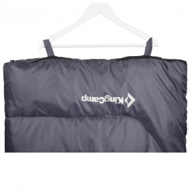 Спальный мешок Oxygen +8С серый, левый King Camp