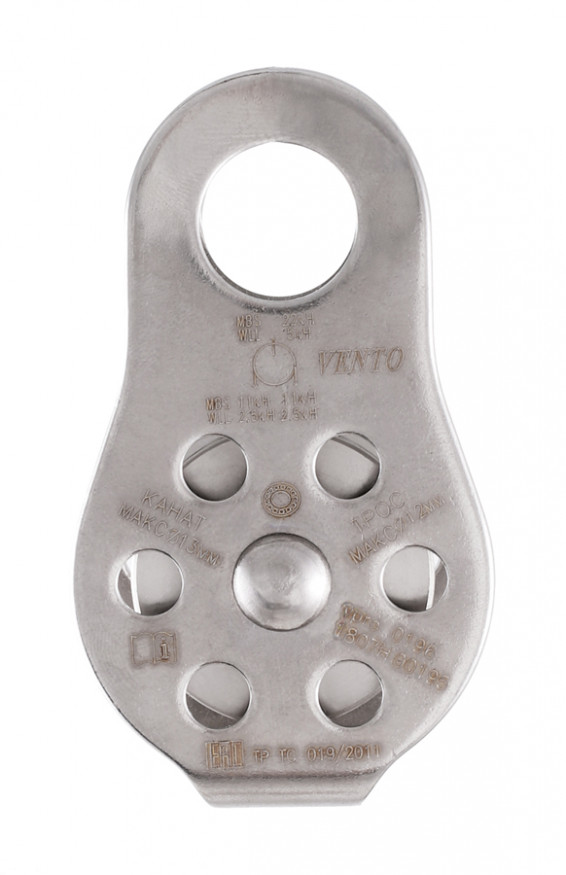 Блок-ролик одинарный &amp;quot;Спасатель Про V2&amp;quot;, Венто